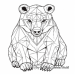 Creative Abstract Wombat Coloring Pages for Artists 4