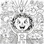 Creative Affirmation Coloring Pages for Mental Health 1