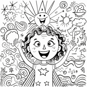 Creative Affirmation Coloring Pages for Mental Health 1