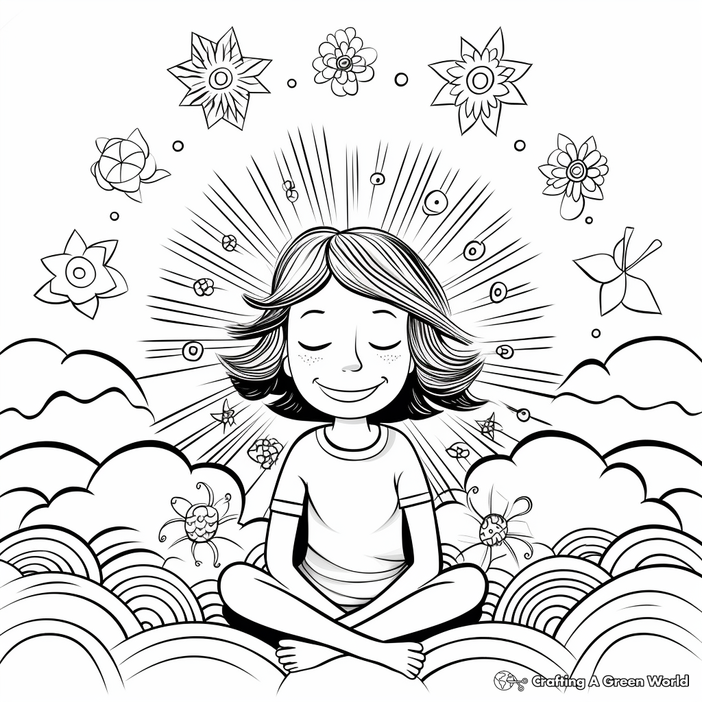 Creative Affirmation Coloring Pages for Mental Health 2