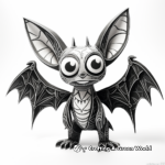 Creative Alebrije Bat Coloring Pages 1