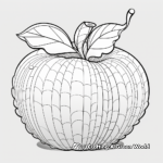 Creative Apple Art Coloring Pages 4