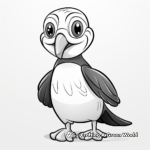 Creative Atlantic Puffin Coloring Pages 2