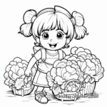 Creative Cabbage Garden Coloring Pages 1