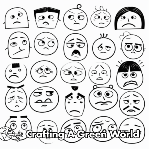 Emotions Coloring Pages - Free &amp; Printable!