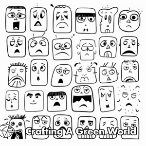 Emotions Coloring Pages - Free &amp; Printable!