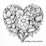 Creative Hearts with Inspiring Quotes Coloring Pages 3