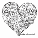 Creative Hearts with Inspiring Quotes Coloring Pages 4