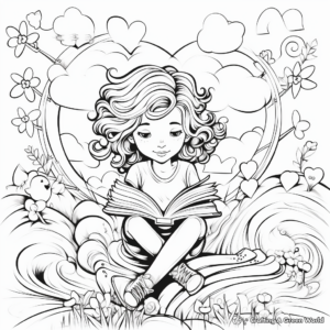Creative National Poetry Month Coloring Pages 1