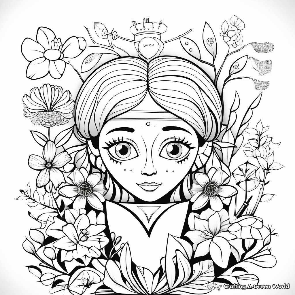 Creative National Poetry Month Coloring Pages 2