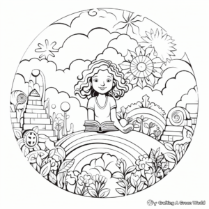 Creative National Poetry Month Coloring Pages 4