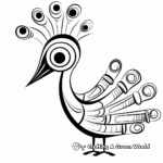 Creative Peacock Coloring Pages for Art Lovers 2