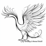 Creative Pyroraptor Silhouette Coloring Pages 2