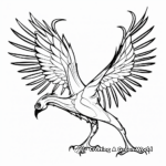 Creative Pyroraptor Silhouette Coloring Pages 4