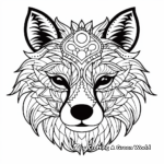 Creative Raccoon Face Coloring Pages For Artistic Minds 3
