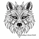 Creative Raccoon Face Coloring Pages For Artistic Minds 4
