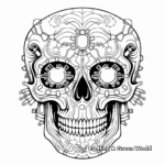 Creative Skull Art Adult Coloring Pages 1