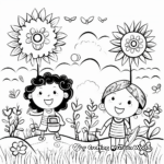 Creative Spring Festival Coloring Pages 4