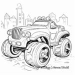 Creative Vehicle-Themed Printable Coloring Pages 2