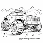 Creative Vehicle-Themed Printable Coloring Pages 3