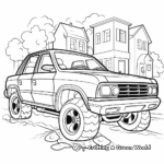 Creative Vehicle-Themed Printable Coloring Pages 4