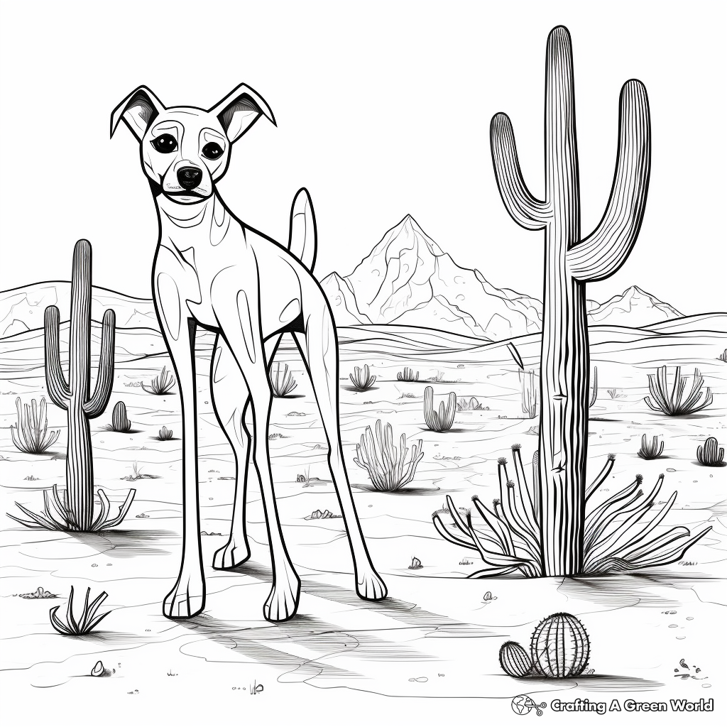 Creatures of the Chihuahuan Desert Coloring Pages 1