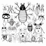 Creepy Crawly Insect Coloring Pages 3