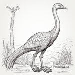 Cretaceous Period Therizinosaurus Coloring Pages 4