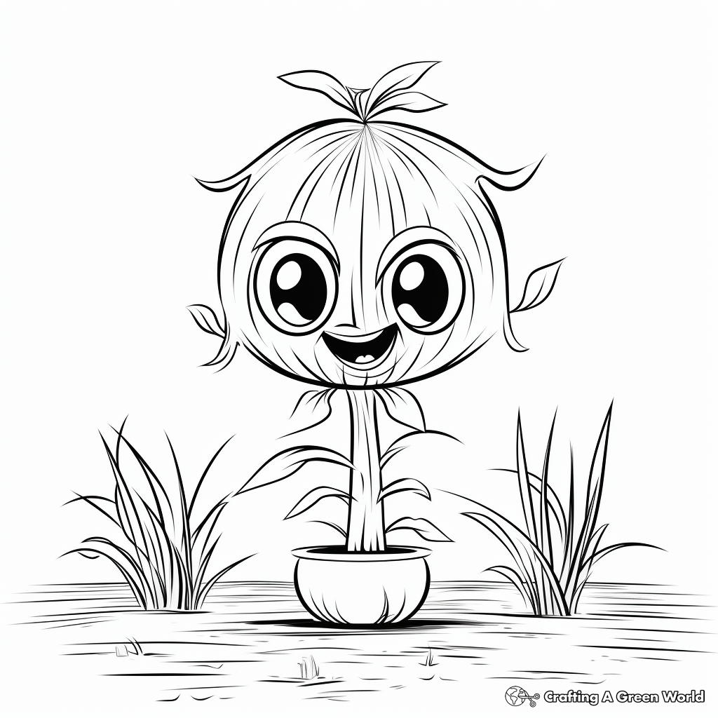 Crop Ready Weed Plant Coloring Pages 1