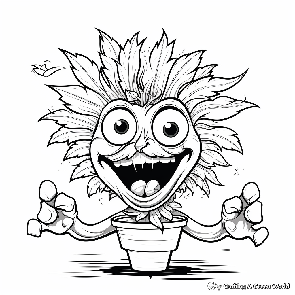 Crop Ready Weed Plant Coloring Pages 2