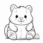Cuddly Chinchilla Coloring Pages 4
