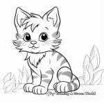 Cuddly Kitten At-Home Coloring Pages 1