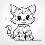 Cuddly Kitten At-Home Coloring Pages 4