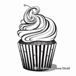 Cupcake Swirl Coloring Pages for Cake Lovers 3