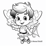 Cupid Spreading Love Coloring Pages 2