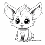 Cute Baby Bat Coloring Pages 3