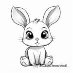 Cute Baby Bunny Coloring Pages 4