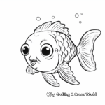 Cute Baby Sunfish Coloring Pages for Kids 3