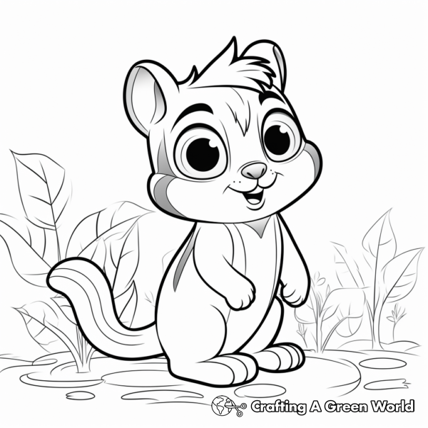 Chipmunk Coloring Pages - Free &amp; Printable!