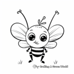 Cute Little Butterfly Coloring Pages for Toddlers 2