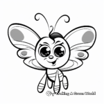 Cute Little Butterfly Coloring Pages for Toddlers 3