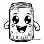 Cute Pop Can Coloring Pages for Children 1