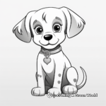 Cute Puppy Adoption Coloring Pages 1