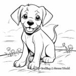 Cute Puppy Adoption Coloring Pages 4