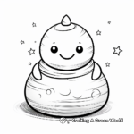 Cute Snowman Winter Solstice Coloring Pages 3