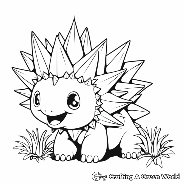 Stegosaurus Coloring Pages - Free & Printable!