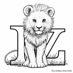 Cute Zoo Babies Coloring Pages 3