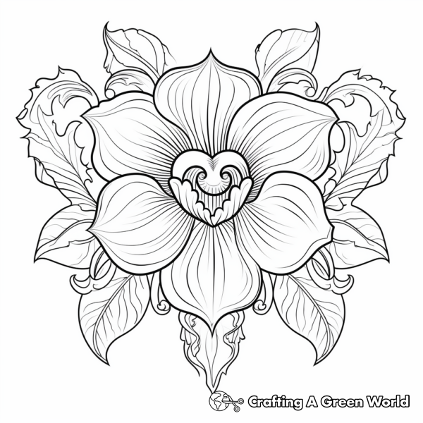 Flowers And Hearts Coloring Pages - Free &amp; Printable!