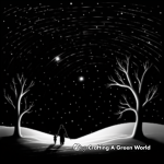 Dark and Dreamy Constellation Coloring Pages 2