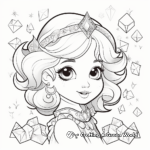 Dazzling Diamond Coloring Pages 4